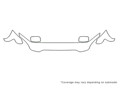 pilot 3M Clear Bra Hood Precut PPF Diagram