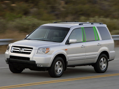honda pilot 2003-2008 Pillar Post Trim Installation Location