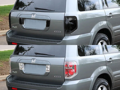 pilot Before and After Smoked Taillights