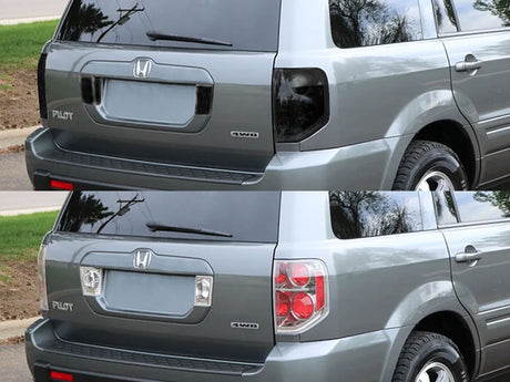 pilot Before and After Smoked Taillights