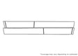 pilot 3M Clear Bra Door Cup Precut PPF Diagram