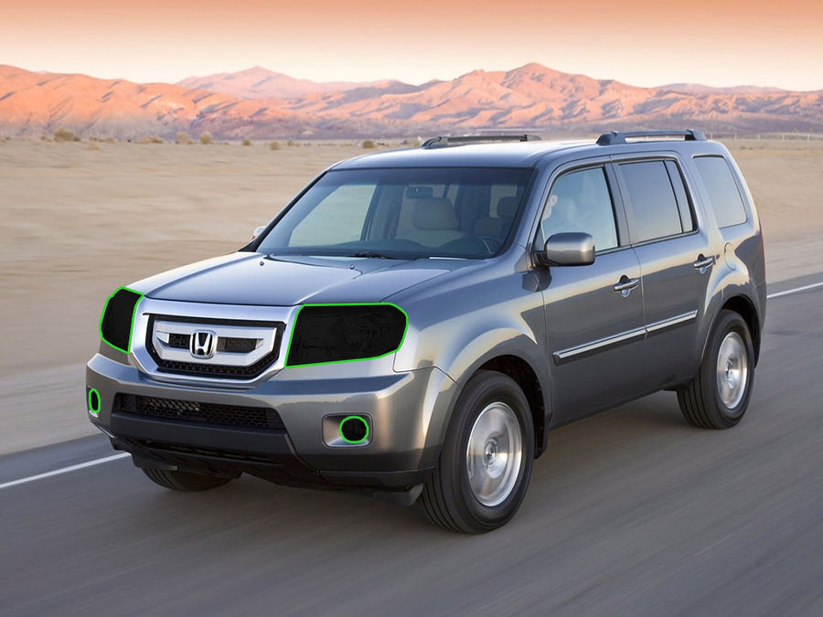 honda pilot 2006-2008 Headlight Tint Location