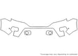 pilot 3M Clear Bra Bumper Precut PPF Diagram