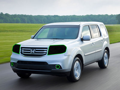 honda pilot 2009-2015 Headlight Tint Location