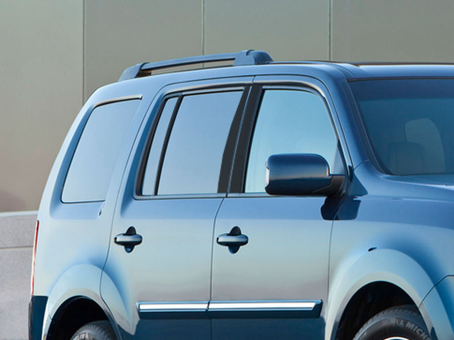 honda pilot 2009-2015 Matte Black Pillar Cover Diagram