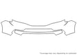 pilot 3M Clear Bra Bumper Precut PPF Diagram