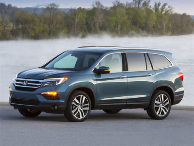 honda pilot 2016-2022 Piano Black Pillar Trim