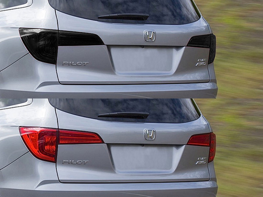 pilot Before and After Smoked Taillights