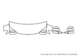 pilot 3M Clear Bra Hood Precut PPF Diagram