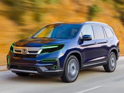 honda pilot 2016-2022 Headlight Tint Location