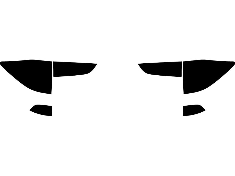 pilot Precut Tail Light Tint Diagram