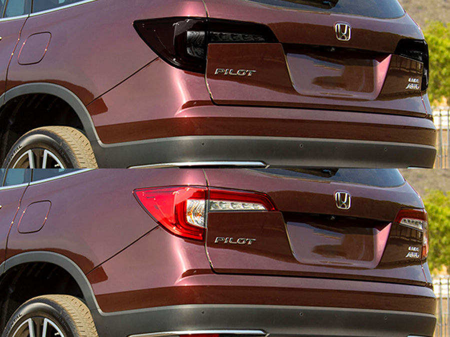 pilot Before and After Smoked Taillights
