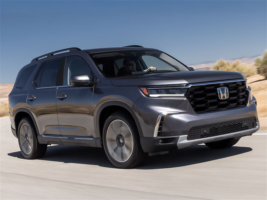 honda pilot 2023-2024 Piano Black Pillar Trim