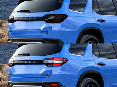 pilot Before and After Smoked Taillights