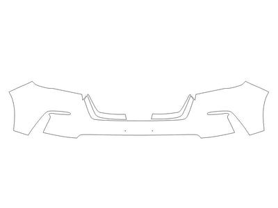 pilot 3M Clear Bra Bumper Precut PPF Diagram