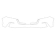 pilot Avery Dennison Clear Bra Bumper Precut PPF Diagram