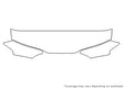 prelude 3M Clear Bra Hood Precut PPF Diagram