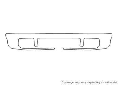 prelude 3M Clear Bra Bumper Precut PPF Diagram