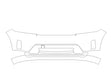 prologue Avery Dennison Clear Bra Bumper Precut PPF Diagram