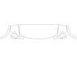 prologue 3M Clear Bra Hood Precut PPF Diagram