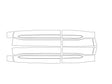 prologue 3M Clear Bra Door Cup Precut PPF Diagram