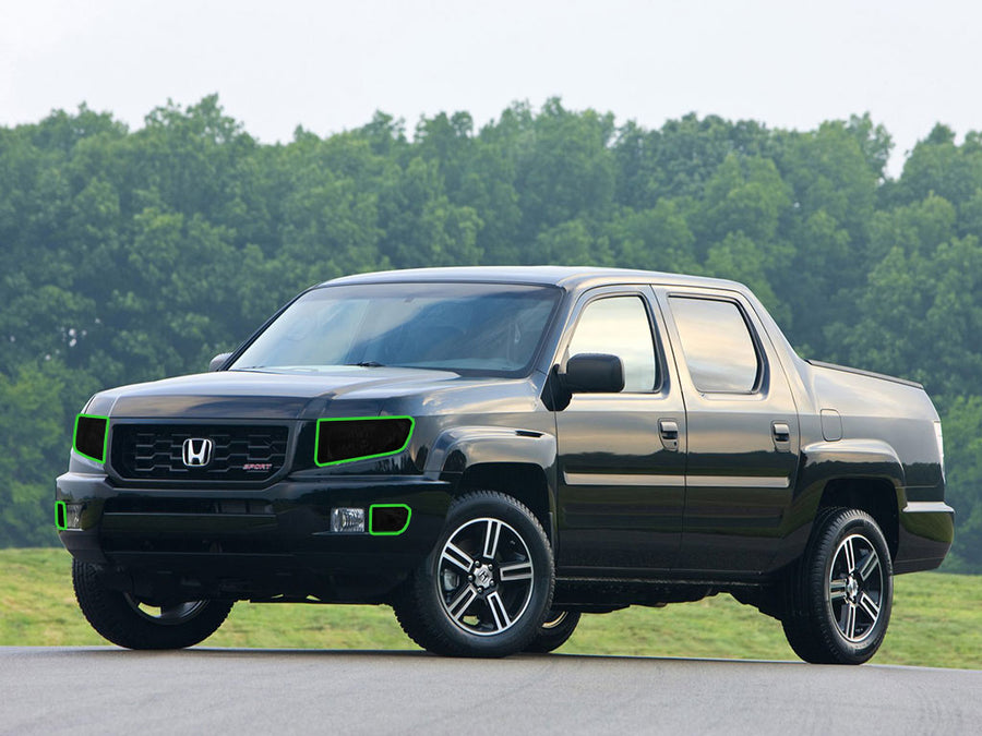 honda ridgeline 2009-2014 Headlight Tint Location