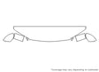 ridgeline Avery Dennison Clear Bra Hood Precut PPF Diagram