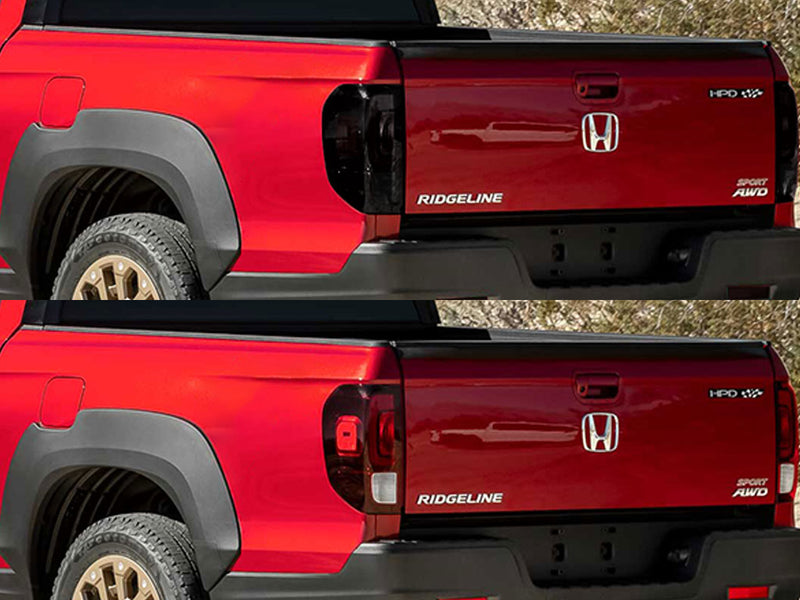 ridgeline Before and After Smoked Taillights