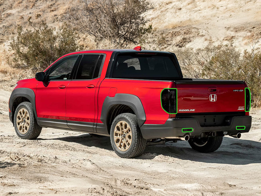 ridgeline Tail Light Tint Installation Points