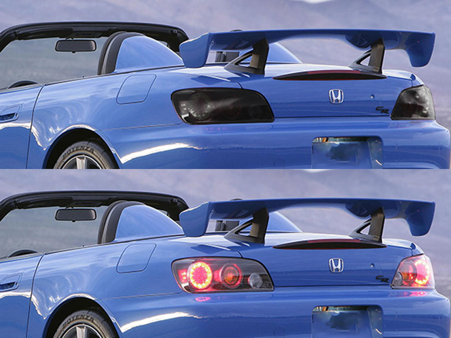 s2000 Before and After Smoked Taillights