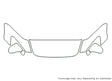 s2000 3M Clear Bra Hood Precut PPF Diagram