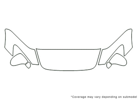 s2000 Avery Dennison Clear Bra Hood Precut PPF Diagram