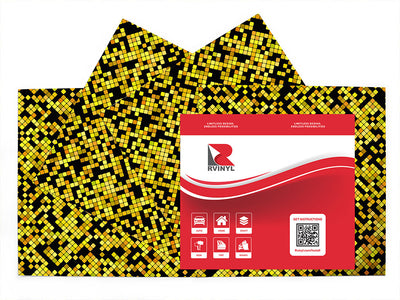 honey dijon mosaic Craft Vinyl Sheet Pack