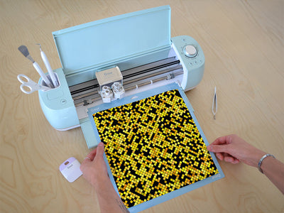 honey dijon mosaic Cricut Compatible Vinyl