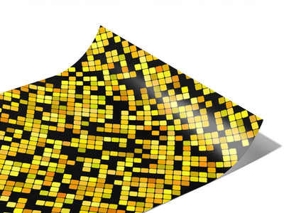 Honey Dijon Mosaic Vinyl Wraps~Rwraps Series 914 Digitally Printed Vinyl Wrap~0