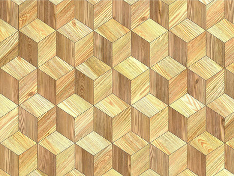 Honey Maple Wooden Parquet Vinyl Wrap Pattern~Rwraps Series 914 Digitally Printed Vinyl Wrap~0