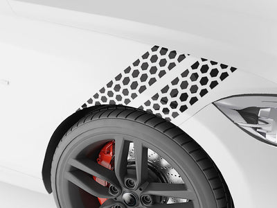 3M Black Fender Stripes