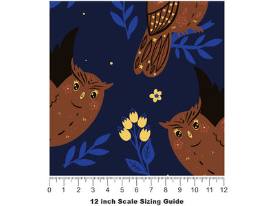 Hoot Holler Birds Vinyl Film Pattern Size 12 inch Scale~Rwraps Hoot Holler Birds Sizing Chart~2