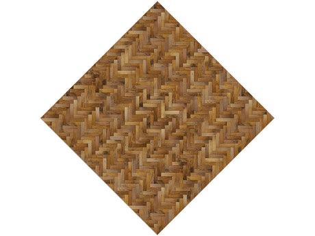 Hop Stain Wooden Parquet Vinyl Wrap Pattern
