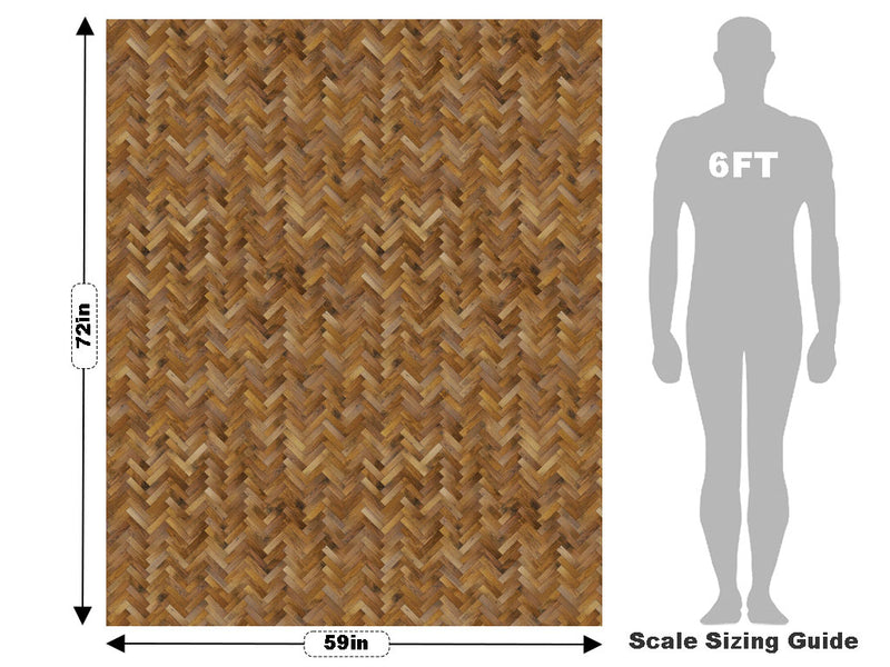 Hop Stain Wooden Parquet Vehicle Wrap Scale~Rwraps Series 914 Hop Stain Wooden Parquet Measurements~2