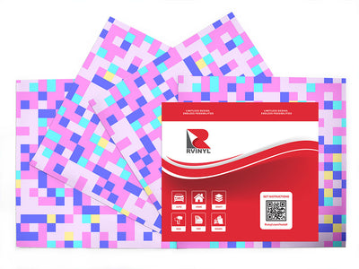 hopbush pixel Craft Vinyl Sheet Pack