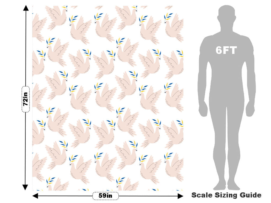 Hopeful Flight Birds Vehicle Wrap Scale~Rwraps Series 914 Hopeful Flight Birds Measurements~1