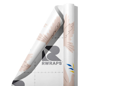 Hopeful Flight Birds Wrap Film Sheets~Rwraps Series 914 Hopeful Flight Birds Scrolled Sheet~3