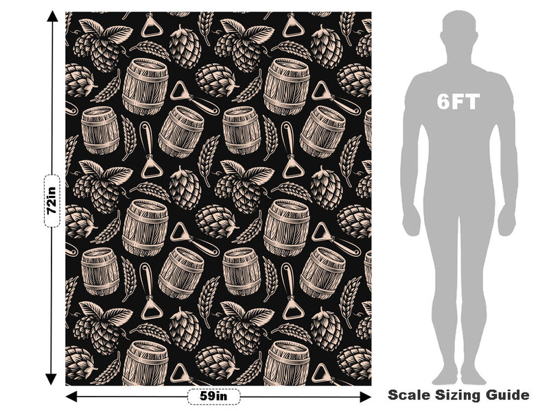 Hoppy IPA Alcohol Vehicle Wrap Scale~Rwraps Series 914 Hoppy IPA Alcohol Measurements~1