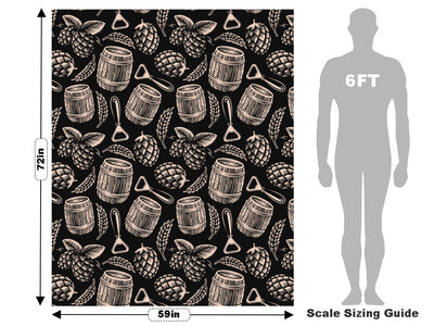 Hoppy IPA Alcohol Vehicle Wrap Scale~Rwraps Series 914 Hoppy IPA Alcohol Measurements~1