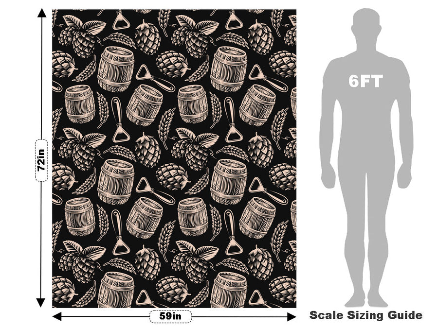 Hoppy IPA Alcohol Vehicle Wrap Scale~Rwraps Series 914 Hoppy IPA Alcohol Measurements~1