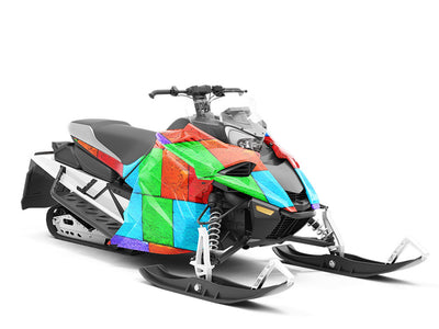 Hopscotch  Brick Custom Wrapped Snowmobile