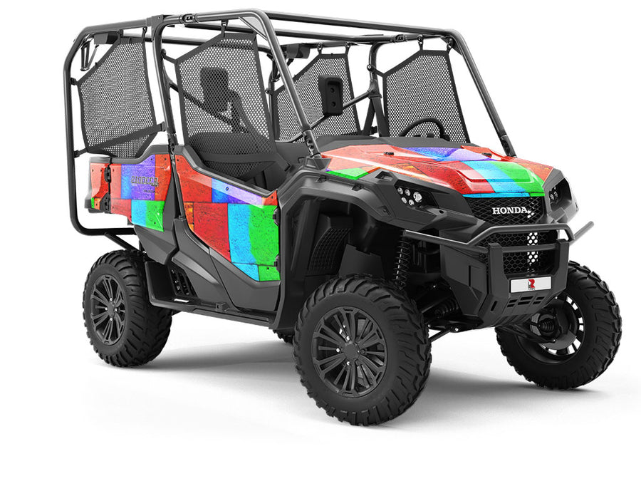 Hopscotch  Brick Utility Vehicle Vinyl Wrap
