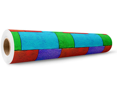 Hopscotch  Brick Wrap Film Wholesale Roll~Rwraps Series 914 Digitally Printed Vinyl Roll~5
