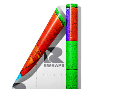 Hopscotch  Brick Wrap Film Sheets~Rwraps Series 914 Hopscotch  Brick Scrolled Sheet~4
